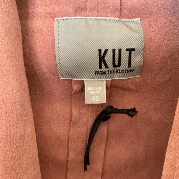 KUT From The Kloth Open Front Drape Collar Long Sleeves Blazer. XS - Picture 5 of 8